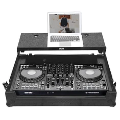 UDG - Ultimate Flight Case Pioneer DJ DDJ-FLX10 Plus (Laptop Shelf + Wheels)