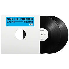 Nas + DJ Premier - Light-Years Limited Day Ones White Label Edition w/ Random Colored Sticker