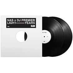 Nas + DJ Premier - Light-Years Limited Day Ones White Label Edition w/ Random Colored Sticker