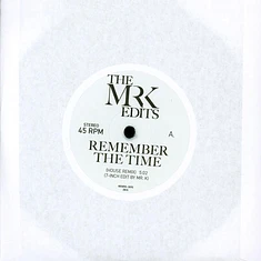 Mr. K - Remember The Time / Any Time, Any Place