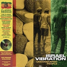 Israel Vibration - Unconquered People Green Vinyl Edition