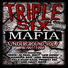 Triple Six Mafia - Underground Vol 1: 1991-1994 Red Black Vinyl Edition