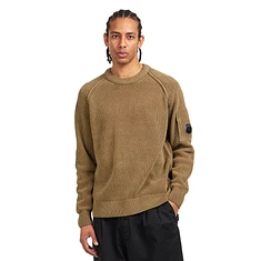 C.P. Company - Chenille Cotton Crewneck Lens Sweater