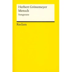 Herbert Grönemeyer - Mensch. Songtexte
