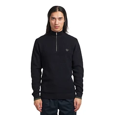 Fred Perry - Waffle Stitch Half Zip Jumper