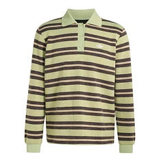 adidas - Stripe Knitted Polo Top