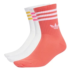 adidas - 3-Stripes Crew Socks (Pack of 3)