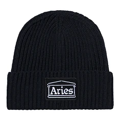 Aries - Temple Patch Rib Knit Beanie