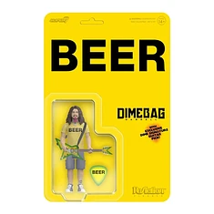 Dimebag Darrell - Dimebag Darrell (BEER Shirt) - ReAction Figure