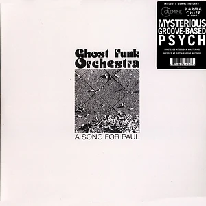 Ghost Funk Orchestra - A Song For Paul Black Vinyl Edition