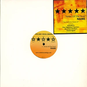 Name - Artist Of The Yeah (The Definitive Radio EP)