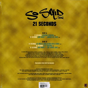 So Solid Crew - 21 Seconds Ep Record Store Day 2020 Edition