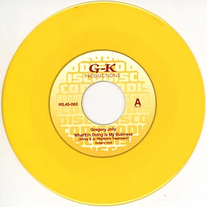 Gregory Jolly - What 'Em Doing Is My Business Yellow Vinyl Edition