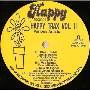 D-HA / Mike Banks - Happy Trax Vol. II
