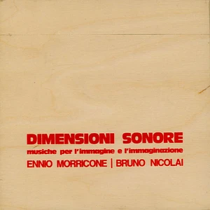 Ennio Morricone, Bruno Nicolai - Dimensioni Sonore Box Set