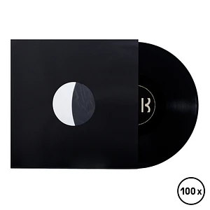 Record Inner Sleeve - 12" Vinyl LP Innenhüllen (antistatisch) (Mittelloch) (Schwarz) (80 g/m²)
