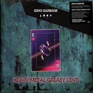 King Garbage - Heavy Metal Greasy Love Opaque White Vinyl Edition