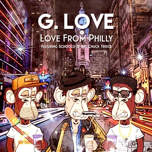 G-Love - Love From Philly Feat. Mc Schoolly D & Chuck Treece Gold Splattered Vinyl Edition