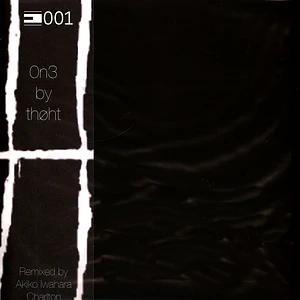Thoht - 0n3 EP Black Vinyl Edition