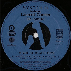 System 01 Featuring Laurent Garnier, Dr. Motte - Mind Sensations