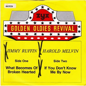 Jimmy Ruffin / Harold Melvin And The Blue Notes - What Becomes Of Broken Hearted / If You Don't Know Me By Now