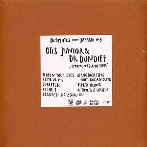 Otis Junior & Dr. Dundiff - Dubplates From Jakarta # 5 (1Moment2Another)