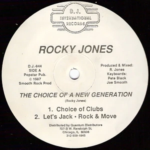 Rocky Jones - The Choice Of A New Generation