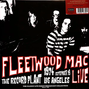 Fleetwood Mac - Live At The Record Plant 1974 Red Vinyl Edition