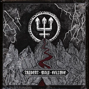 Watain - Trident Wolf Eclipse Silver + White Marbled Vinyl Edition