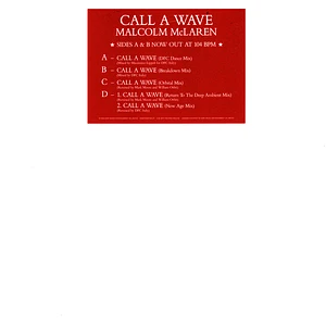Malcolm McLaren And The Bootzilla Orchestra - Call A Wave Remixes