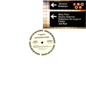 DJ 3rd Rail - Underground Stations Grey Marbled W/ Splatter Vinyl Edition