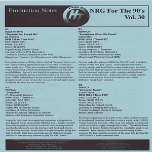 V.A. - NRG For The 90's Volume 30