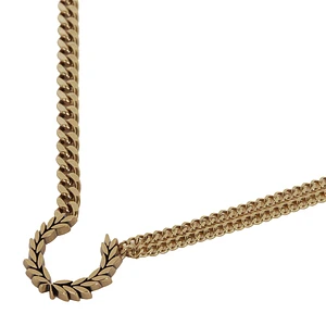 Fred Perry - Double Chain Laurel Wreath Necklace