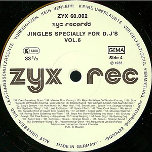 Yannick Chevalier - Sound Effects - Jingles Specially For D.J.'s Vol. 6