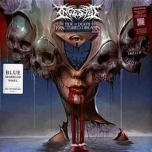Ingested - The Tide Of Death And Fractured Dreams Blue Marbled Vinyl Edition