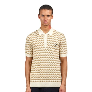 Fred Perry - Boucle Jacquard Knitted Shirt