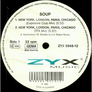 Soup - New York, London, Paris, Chicago