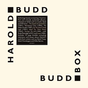 Harold Budd - Budd Box