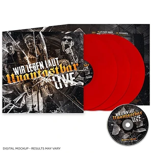 Unantastbar - Wir Leben Laut - Live Red Vinyl Edition + DVD
