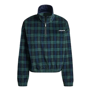 adidas - Corduroy Tartan Half Zip