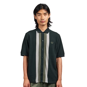 Fred Perry - Panelled Button Through Polo S