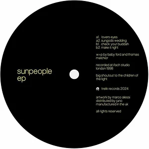 Sunpeople - Sunpeople EP