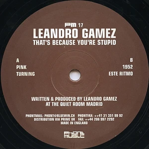 Leandro Gamez - That's Because You're Stupid