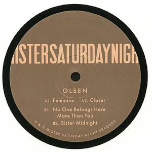 Olsen - No One Belongs Here More Than You EP