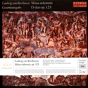 Schreier / Gol / Masur - Missa Solemnis D-Dur Op.123