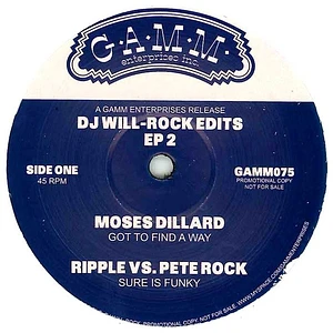 DJ Will-Rock - Edits EP 2