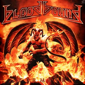 Bloodbound - Stormborn Limited Clear Orange Black Marbled Vinyl Edition