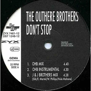 The Outhere Brothers - Don't Stop