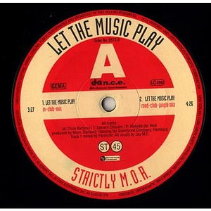 Strictly M.O.R. - Let The Music Play