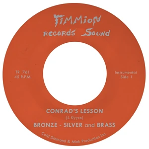 Bronze, Silver & Brass - Conrad's Lesson Transparent Red Vinyl Edition